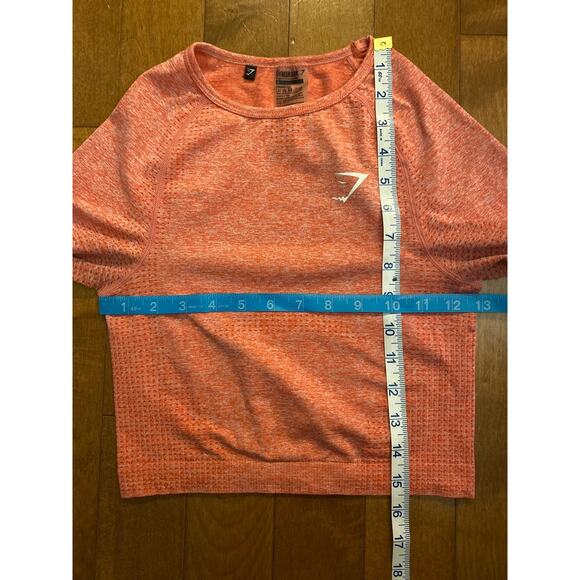 Gymshark VITAL SEAMLESS 2.0 CROP TOP long sleeves size small - Picture 9 of 10